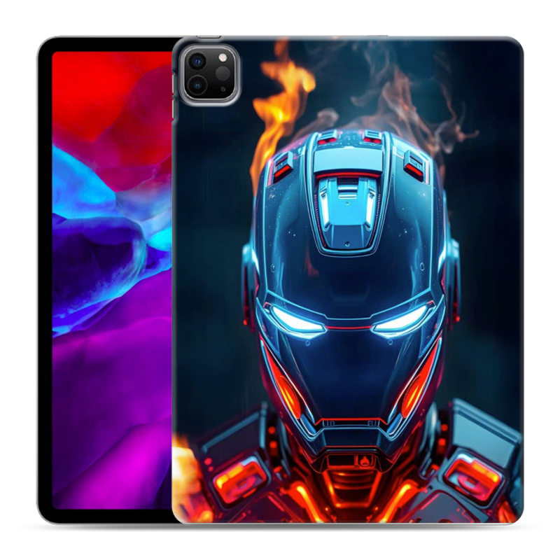 Силиконовый чехол на Ipad Pro 11 (2020) с принтом IronMan Железный человек Силиконовый чехол на Ipad Pro 11 (2020) с принтом IronMan Железный человек