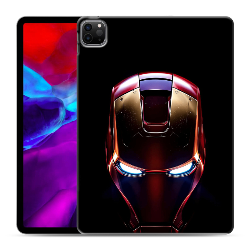 Силиконовый противоударный чехол на Ipad Pro 11 (2020) с принтом IronMan Железный человек Силиконовый противоударный чехол на Ipad Pro 11 (2020) с принтом IronMan Железный человек