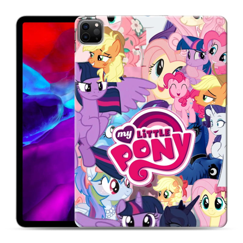 Силиконовый противоударный чехол на Ipad Pro 11 (2020) с принтом My little pony Дружба чудо Силиконовый противоударный чехол на Ipad Pro 11 (2020) с принтом My little pony Дружба чудо