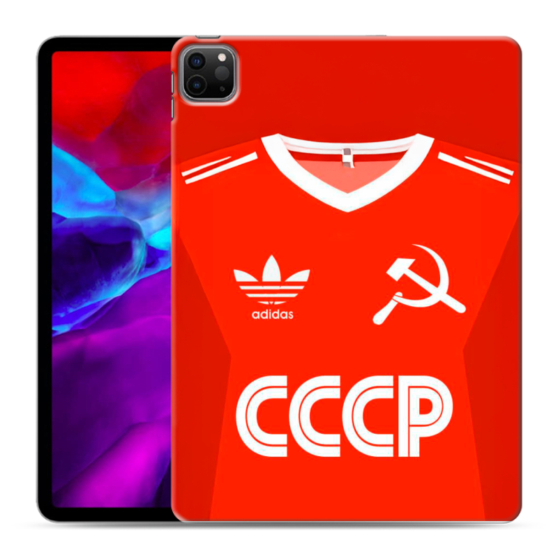 Силиконовый чехол на планшета Ipad Pro 11 (2020) с принтом Флаг Герб СССР Силиконовый чехол на планшета Ipad Pro 11 (2020) с принтом Флаг Герб СССР