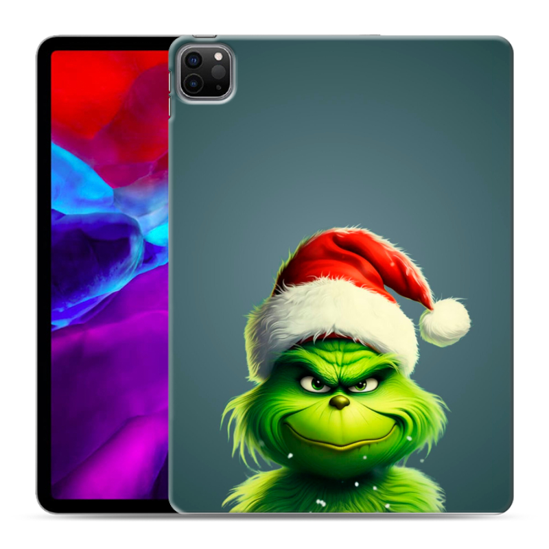 Силиконовый противоударный чехол на Ipad Pro 11 (2020) с принтом Новый год Силиконовый противоударный чехол на Ipad Pro 11 (2020) с принтом Новый год