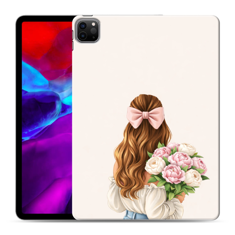 Силиконовый чехол на Ipad Pro 11 (2020) с принтом женский Силиконовый чехол на Ipad Pro 11 (2020) с принтом женский