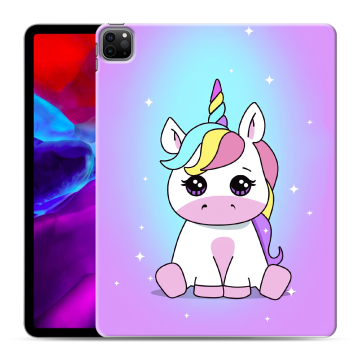 Силиконовый чехол на планшета Ipad Pro 12.9 (2020) с принтом Единорог