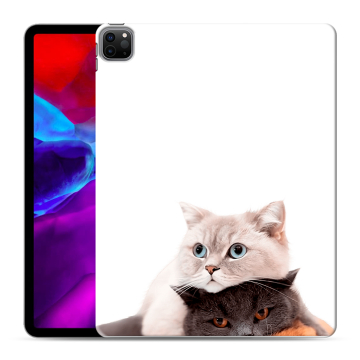Силиконовый чехол на планшета Ipad Pro 12.9 (2020) с принтом Кошки