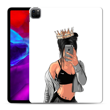 Силиконовый чехол на планшета Ipad Pro 12.9 (2020) с принтом Женские принты