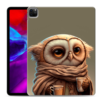 Силиконовый чехол на планшета Ipad Pro 12.9 (2020) с принтом Сова