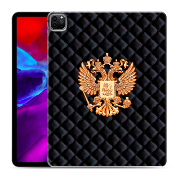 Силиконовый чехол на Ipad Pro 12.9 (2020) с принтом Герб России принт