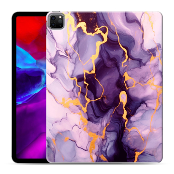 Силиконовый чехол на Ipad Pro 12.9 (2020) с принтом Мрамор