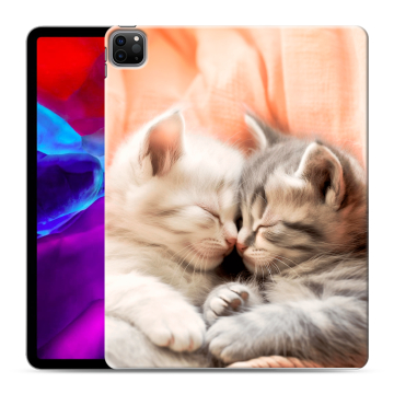 Силиконовый чехол на Ipad Pro 12.9 (2020) с принтом Котята