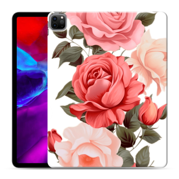 Силиконовый чехол на Ipad Pro 12.9 (2020) с принтом Розы