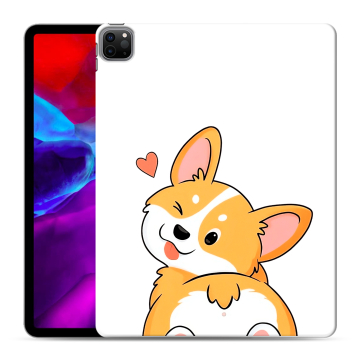 Силиконовый чехол на Ipad Pro 12.9 (2020) с принтом Корги