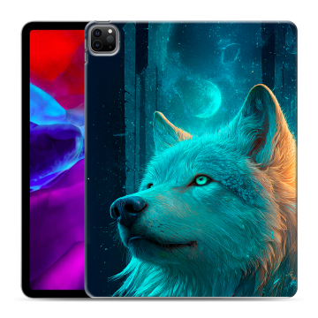 Силиконовый чехол на Ipad Pro 12.9 (2020) с принтом бабочки саккура