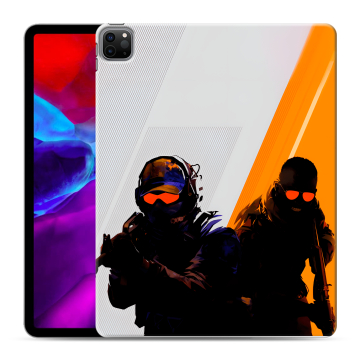 Силиконовый чехол на Ipad Pro 12.9 (2020) с принтом Контер страйк Counter strike