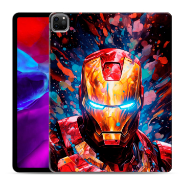 Силиконовый чехол на Ipad Pro 12.9 (2020) с принтом Железный человек Ironman