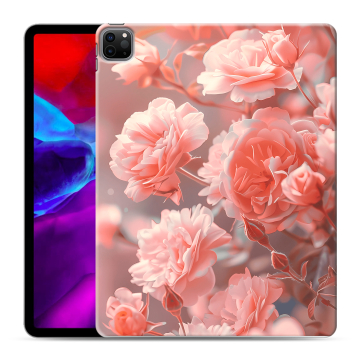 Силиконовый чехол на Ipad Pro 12.9 (2020) с принтом Розы цветы
