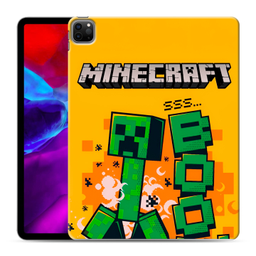 Силиконовый чехол на Ipad Pro 12.9 (2020) с принтом Майнкрафт Minecraft