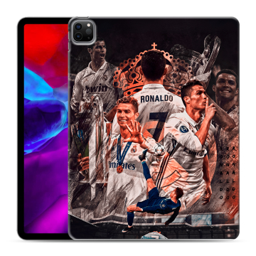 Силиконовый чехол на Ipad Pro 12.9 (2020) с принтом Реал Роналдо Real Ronaldo
