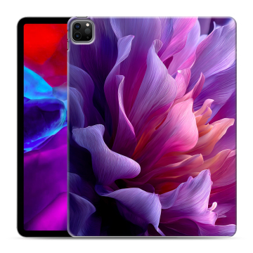 Силиконовый чехол на Ipad Pro 12.9 (2020) с принтом женский цветы
