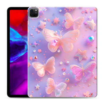 Силиконовый чехол на Ipad Pro 12.9 (2020) с принтом Бабочки