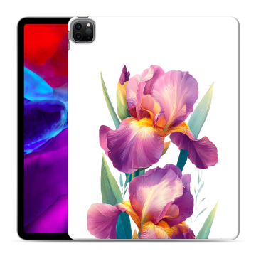 Силиконовый чехол на Ipad Pro 12.9 (2020) с принтом Цветы орхидеи Силиконовый чехол на Ipad Pro 12.9 (2020) с принтом Цветы орхидеи
