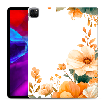 Силиконовый чехол на Ipad Pro 12.9 (2020) с принтом Цветы принт Силиконовый чехол на Ipad Pro 12.9 (2020) с принтом Цветы принт