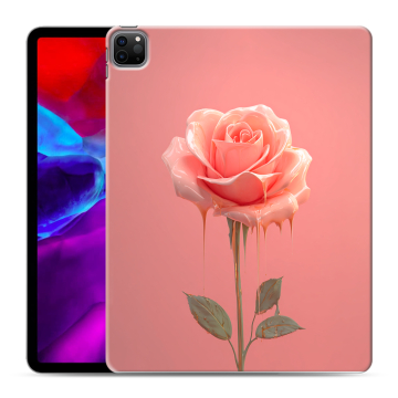 Силиконовый чехол на Ipad Pro 12.9 (2020) с принтом Розовая роза Силиконовый чехол на Ipad Pro 12.9 (2020) с принтом Розовая роза
