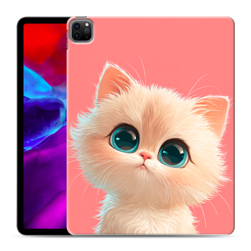 Силиконовый чехол на Ipad Pro 12.9 (2020) с принтом Розовый котенок Силиконовый чехол на Ipad Pro 12.9 (2020) с принтом Розовый котенок