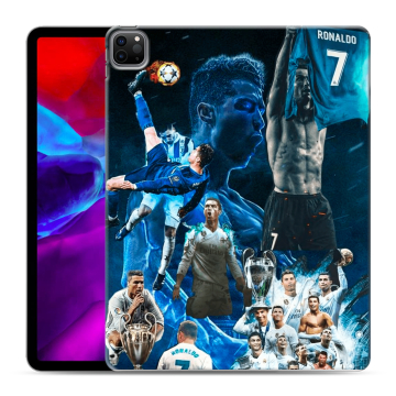 Силиконовый чехол на Ipad Pro 12.9 (2020) с принтом Реал Роналдо Силиконовый чехол на Ipad Pro 12.9 (2020) с принтом Реал Роналдо