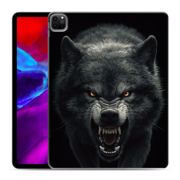 Силиконовый чехол на Ipad Pro 12.9 (2020) с принтом Волк