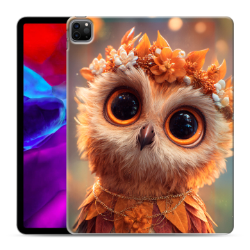 Силиконовый чехол на Ipad Pro 12.9 (2020) с принтом Милая сова