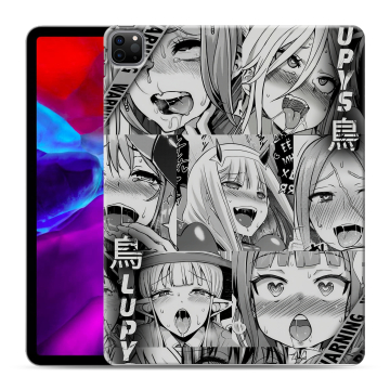 Силиконовый чехол на Ipad Pro 12.9 (2020) с принтом Ahegao Ахегао Аниме