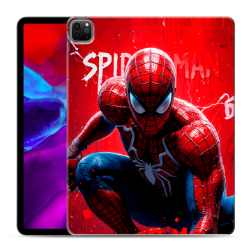 Силиконовый чехол на Ipad Pro 12.9 (2020) с принтом Spiderman Человек паук Силиконовый чехол на Ipad Pro 12.9 (2020) с принтом Spiderman Человек паук