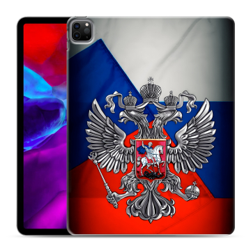 Силиконовый чехол на Ipad Pro 12.9 (2020) с принтом Флаг России