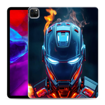 Силиконовый чехол на Ipad Pro 12.9 (2020) с принтом IronMan Железный человек