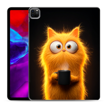 Силиконовый чехол на Ipad Pro 12.9 (2020) с принтом Смешной кот