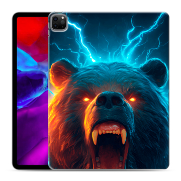 Силиконовый чехол на Ipad Pro 12.9 (2020) с принтом Медведь