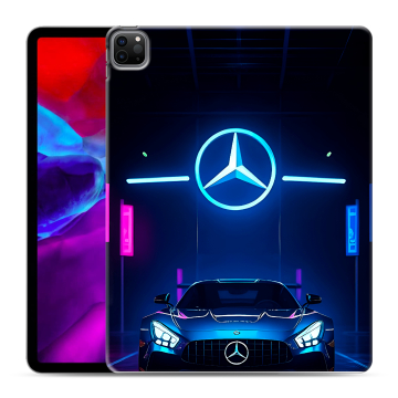 Силиконовый чехол на Ipad Pro 12.9 (2020) с принтом Mercedes Мерседес