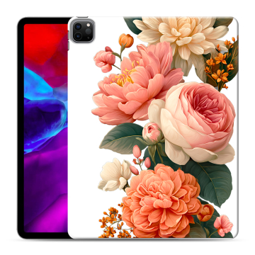 Силиконовый чехол на Ipad Pro 12.9 (2020) с принтом цветы