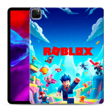 Силиконовый чехол на Ipad Pro 12.9 (2020) с принтом Roblox Роблокс