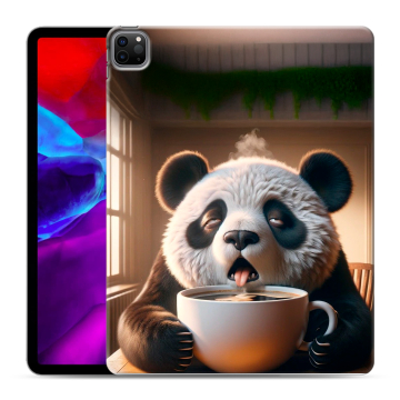 Силиконовый чехол на Ipad Pro 12.9 (2020) с принтом смешная панда