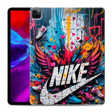 Силиконовый чехол на Ipad Pro 12.9 (2020) с принтом Nike Найк