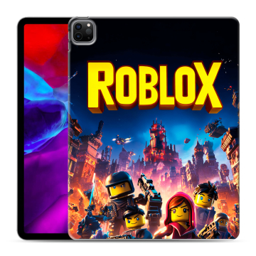 Силиконовый чехол на Ipad Pro 12.9 (2020) с принтом Roblox Роблокс