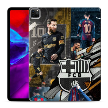 Силиконовый чехол на Ipad Pro 12.9 (2020) с принтом Messi Barcelona