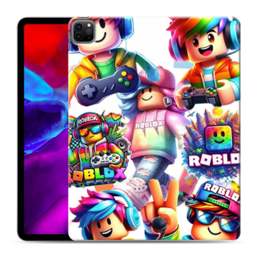 Силиконовый чехол на Ipad Pro 12.9 (2020) с принтом Roblox Роблокс
