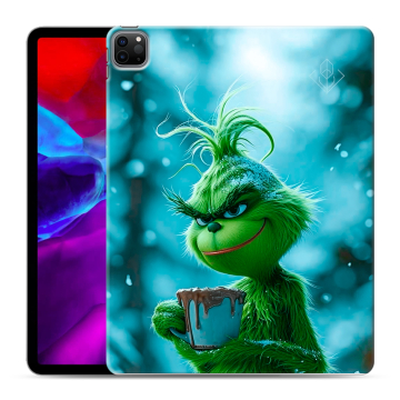 Силиконовый чехол на Ipad Pro 12.9 (2020) с принтом Новый год гринч