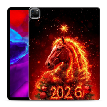 Силиконовый чехол на Ipad Pro 12.9 (2020) с принтом Новый год Силиконовый чехол на Ipad Pro 12.9 (2020) с принтом Новый год