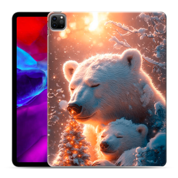 Силиконовый чехол на Ipad Pro 12.9 (2020) с принтом Новый год Силиконовый чехол на Ipad Pro 12.9 (2020) с принтом Новый год