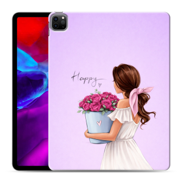 Силиконовый чехол на Ipad Pro 12.9 (2020) с принтом женский