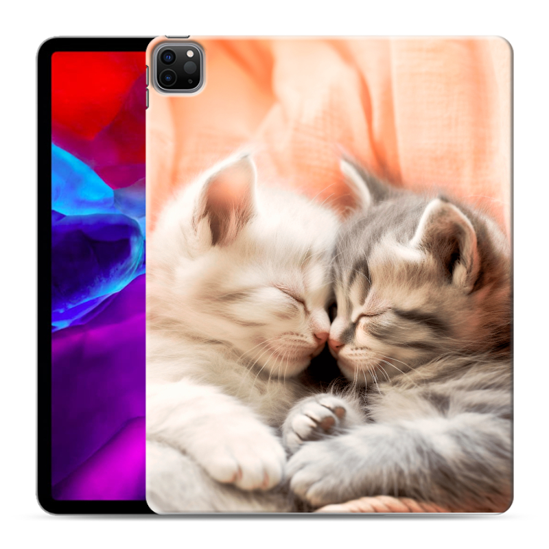 Силиконовый чехол на Ipad Pro 12.9 (2020) с принтом Котята Силиконовый чехол на Ipad Pro 12.9 (2020) с принтом Котята