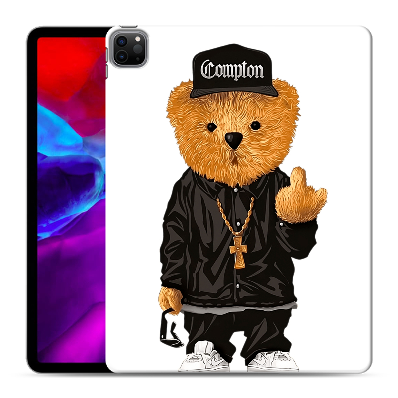 Силиконовый чехол на Ipad Pro 12.9 (2020) с принтом Мишка Силиконовый чехол на Ipad Pro 12.9 (2020) с принтом Мишка